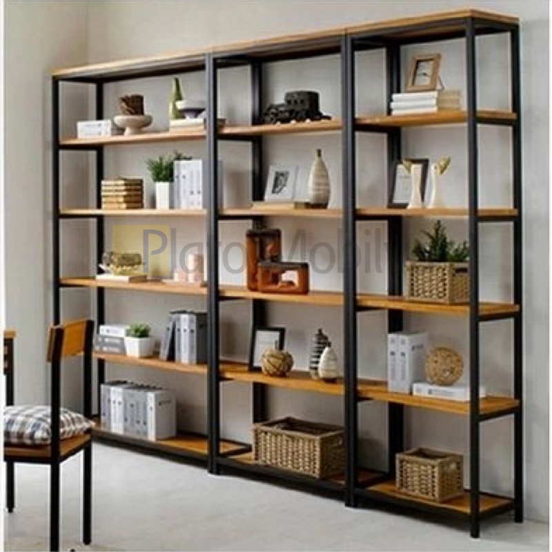 Modern Ahşap Kitaplık KM-031 - Plato Mobilya