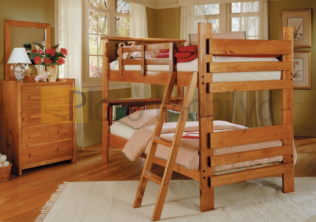 Ahşap Çekmeceli İkili Ranza RM069 Plato Mobilya Ahşap Çekmeceli İkili Ranza RM069 Plato Mobilya