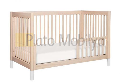 Modern Ahşap Bebek Beşiği BB-057