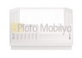 Şeffaf Parmaklıklı Bebek Beşiği BB-065