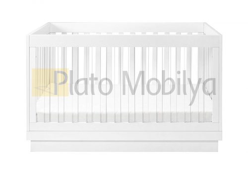 Şeffaf Parmaklıklı Bebek Beşiği BB-065
