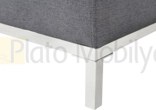 Koyu Gri Üçlü Koltuk KT-019