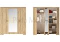 4 Kapaklı Modern Gardrop GM-036